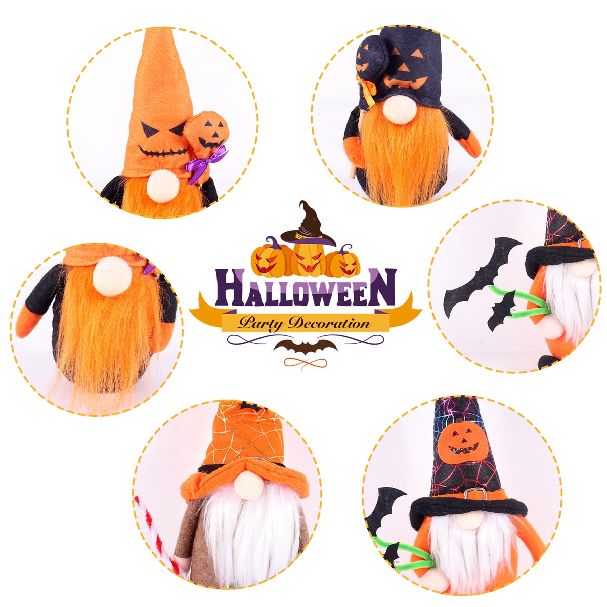 Halloween Dwarf Doll Ghost Festival Decorations