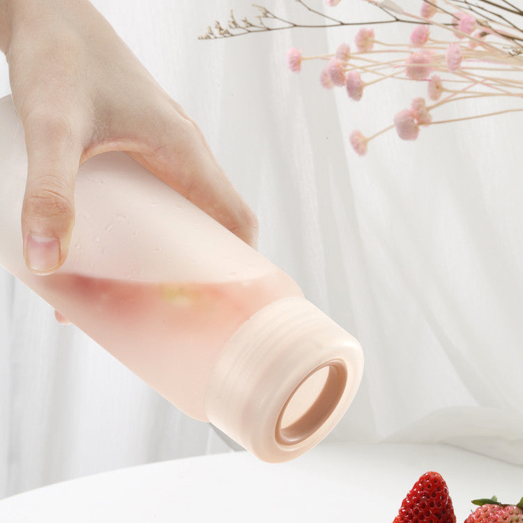 Student Fashion Portable Heat-Resistant Glass Mug