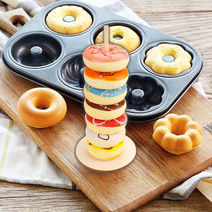 Wooden Donut Stand Ornament Candy Cart Birthday Party Decorations