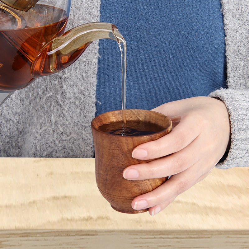 Japanese Wooden Waist Cup-mug