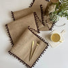 Table Decoration Jute Table Flag