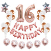 Birthday Party Sequined Balloon Background Decoration Set