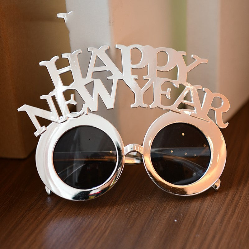 Cartoon New Year Glasses - Fun Holiday Accessory