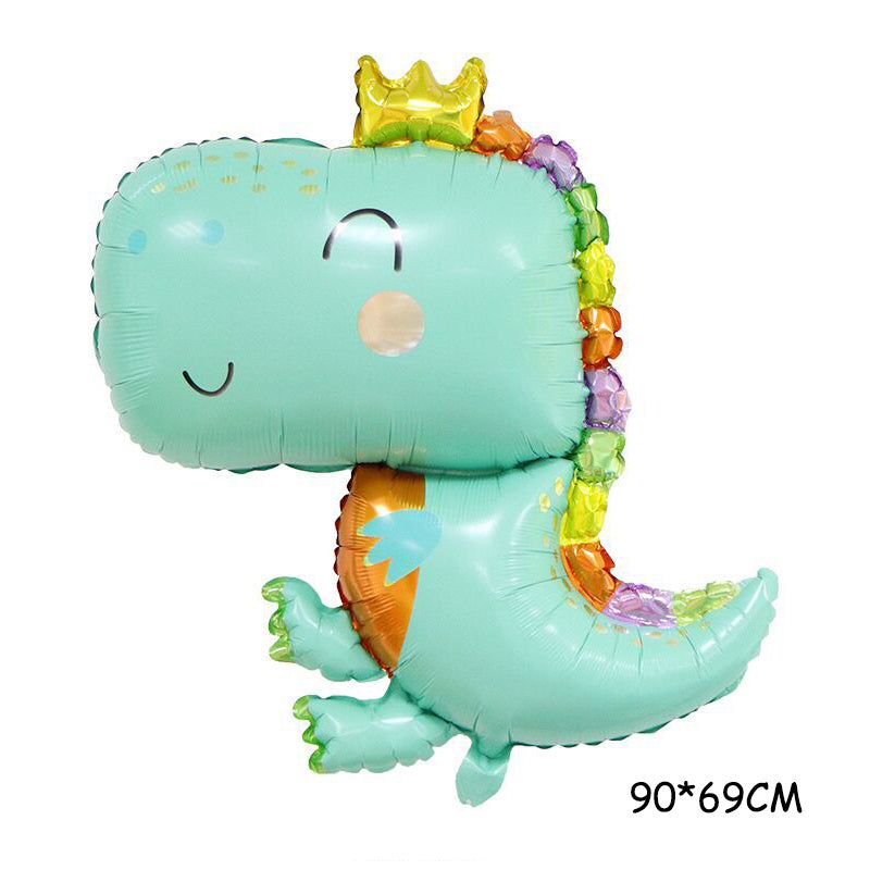 Cartoon Dinosaur Theme Aluminum Balloon Party Decoration