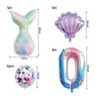 Birthday Party Supplies: Decorative Mermaid Balloon Set