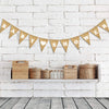 Party decoration linen pennants