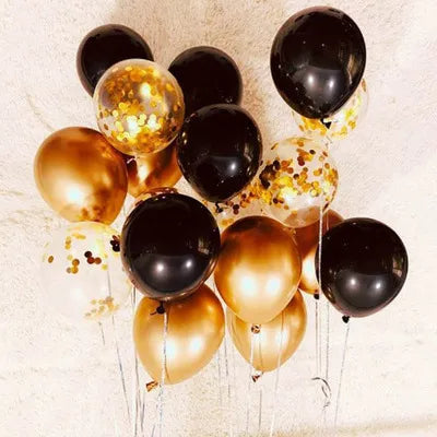 Latex Mix with Aluminum Film Balloons Birthday Party Decoration