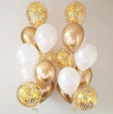 Latex Mix with Aluminum Film Balloons Birthday Party Decoration