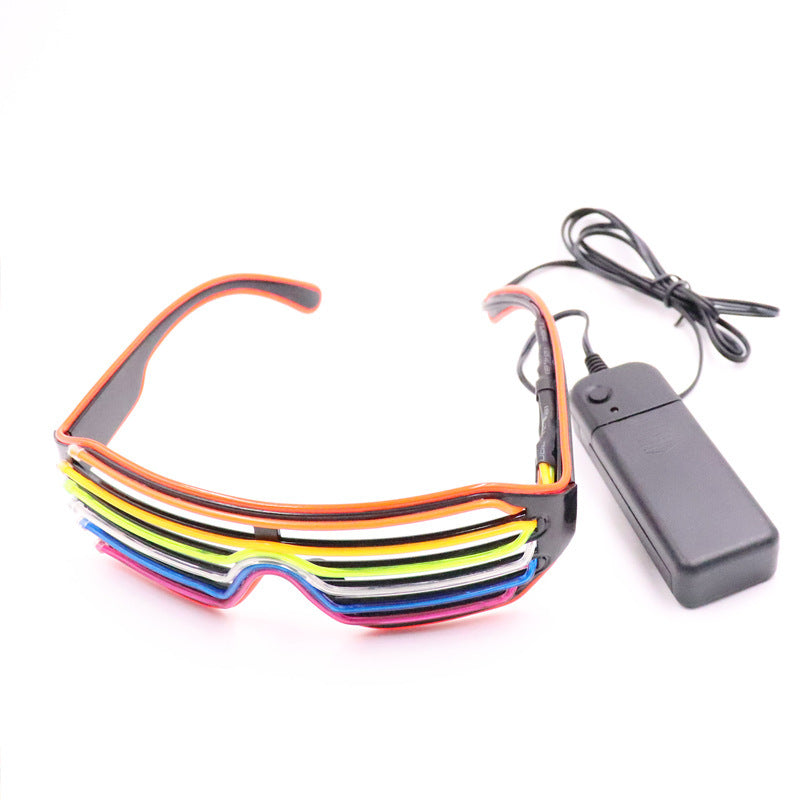 Color Shutter Glasses: Luminous Party Prop