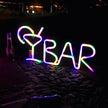 LED Neon Letter Shape BAR Light for Party and Room Decor