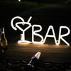 LED Neon Letter Shape BAR Light for Party and Room Decor