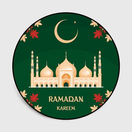 Islamic Ramadan Festival Moon Camel Round Floor Mat