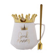 White Crown Cup: Light Luxury Mug