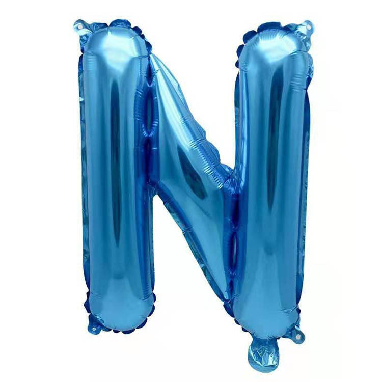 English Alphabet Aluminum Balloons