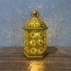 Home Decor Metal Lantern – Eid Mubarak Night LED Decoration