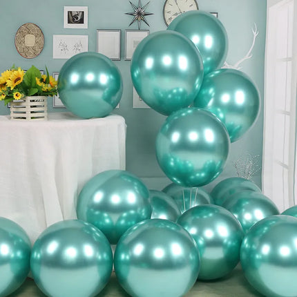 Metal Chrome Balloons Thick Latex Wedding Birthday Party Decoration