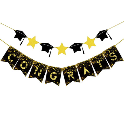 Graduation Party Banner and Balloon Set