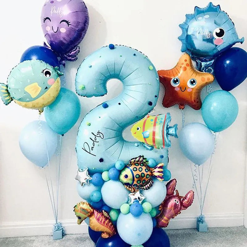 Ocean World Theme Balloon Set