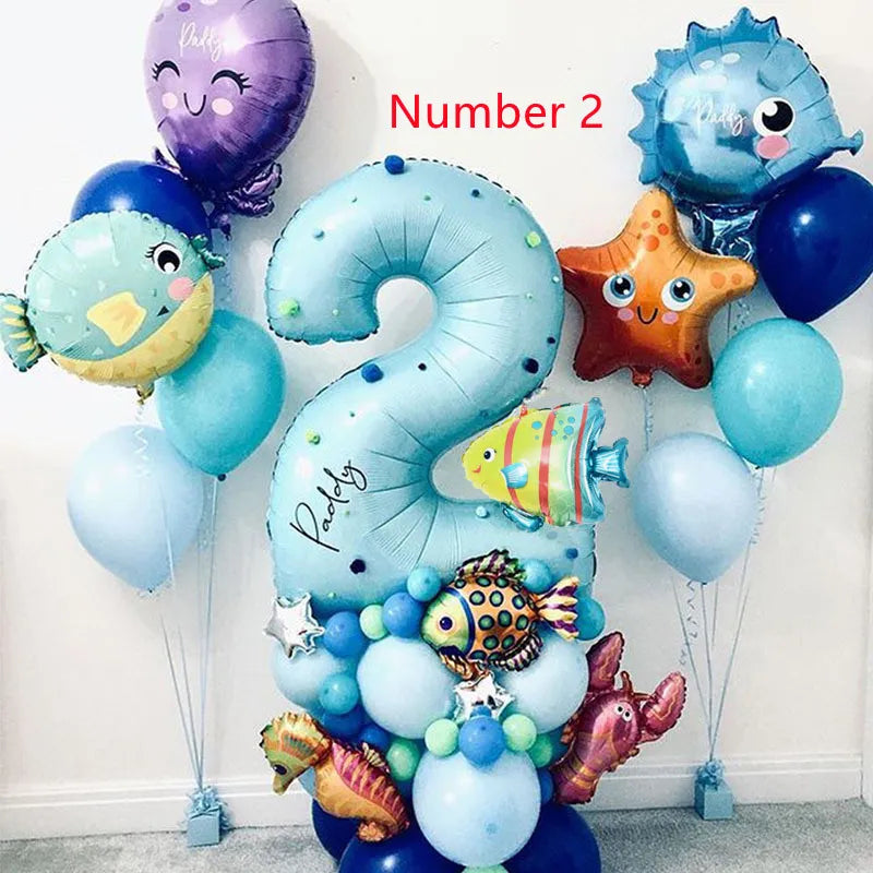 Ocean World Theme Balloon Set