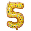 Donut Number Aluminum Foil Balloon Birthday Party Decoration