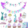 Mermaid Theme Birthday Decoration Party