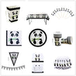 New Panda Party Birthday Party Decoration Props