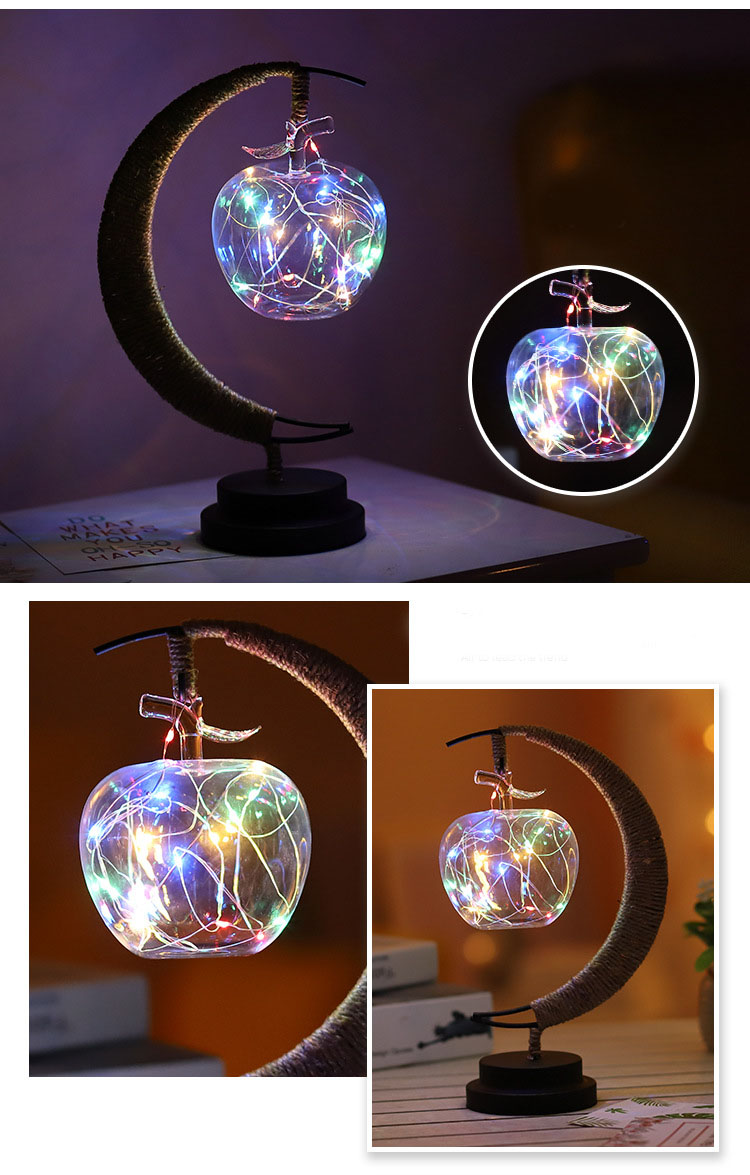 LED Moon Light Decor Ornament Night Light Star Decorative Lamp