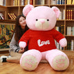 Plush toy ribbon teddy bear doll hugs bear dolls to give girls birthday gifts