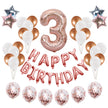 Birthday Party Sequined Balloon Background Decoration Set