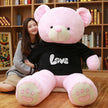 Plush toy ribbon teddy bear doll hugs bear dolls to give girls birthday gifts