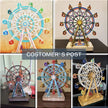 Rowood 3D Wooden Ferris Wheel Music Box Puzzle Kit