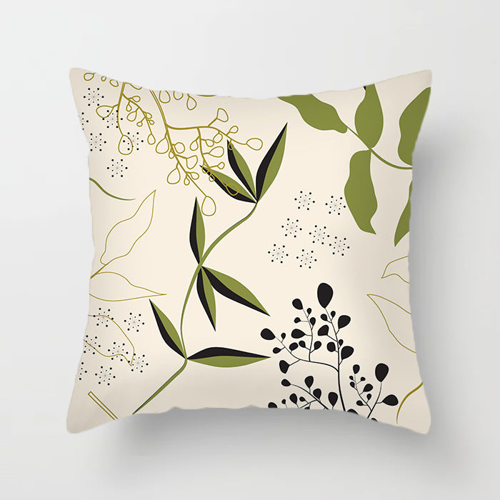 Tropical Plants And Fruits Cushion Cover