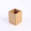 Bamboo and wood pen holder