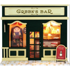 DIY Cabin European Shop Green Bar with Lights DIY Creative Gifts