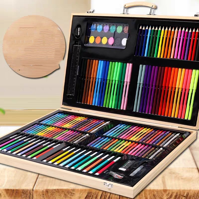 Watercolor pen stationery set