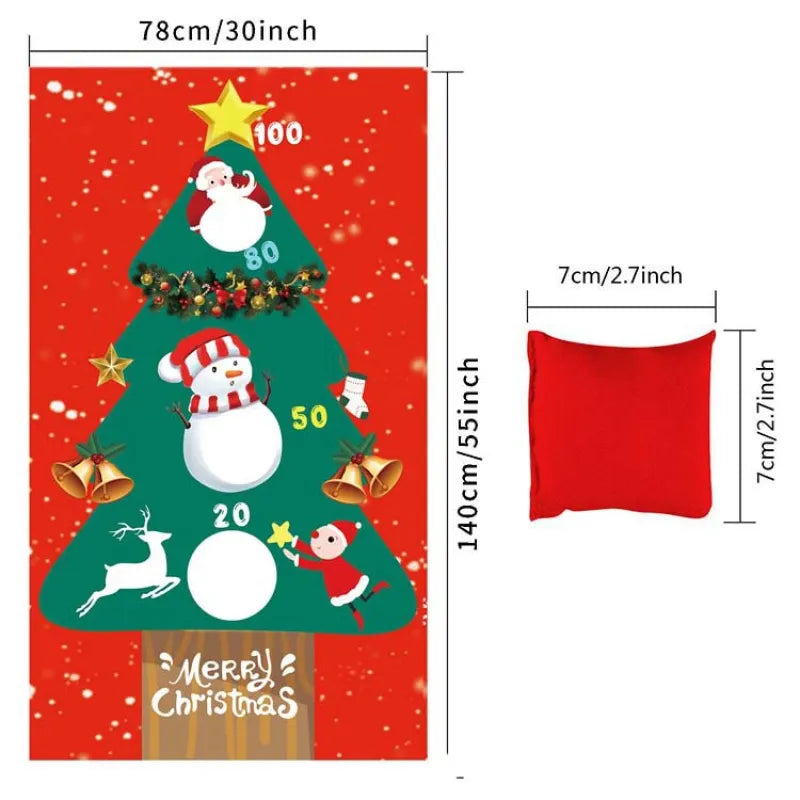 Throwing Game Flag Party Decoration Santa Flag