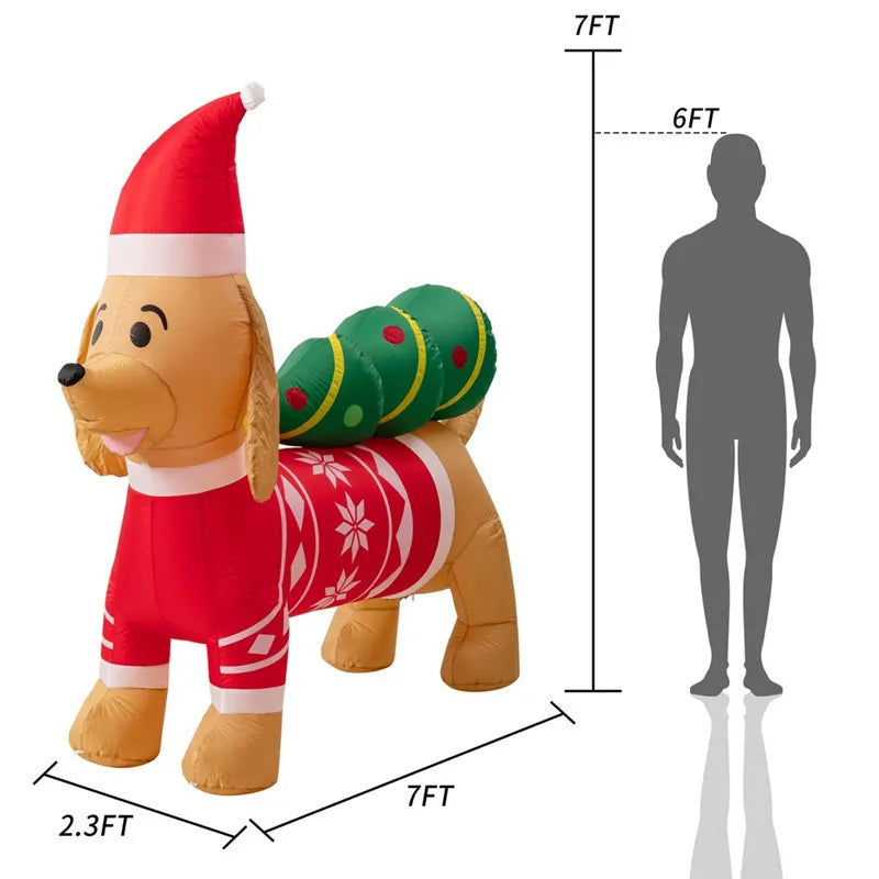 Holiday Sausage Dog Back Christmas Tree Decorations