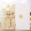 Chinese Style Vertical Ribbon Wedding Invitation