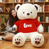 Plush toy ribbon teddy bear doll hugs bear dolls to give girls birthday gifts