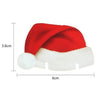 10Pcs Lot Paper Red Christmas Hat Wine Champagne Tipple Cup Decorations