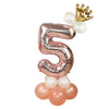 Wedding Decoration Rose Gold Number Balloon Birthday Party Supplies Aluminum Foil