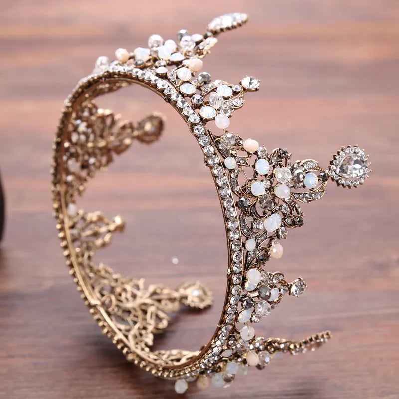 Wedding Accessories Rhinestone Alloy Retro Headband Wedding Jewelry Crown