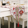 Knitted Cloth Christmas Table Runner - Merry Christmas Decor