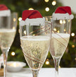 10Pcs Lot Paper Red Christmas Hat Wine Champagne Tipple Cup Decorations