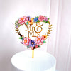 Acrylic Color Printing Flower Ins Style Wedding Party Party Baking Cake Hat Decoration