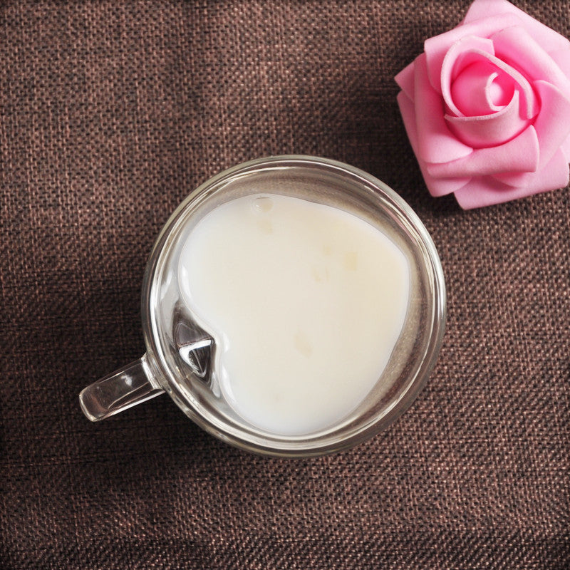 Heart-Shaped Coffee Cup – Heat-Resistant Glass