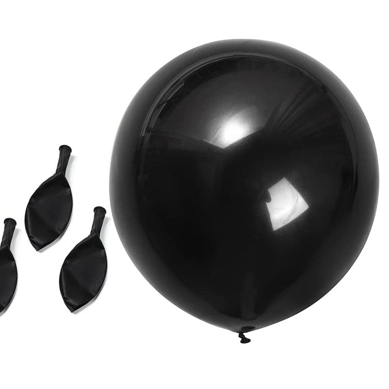 Black Balloon 18-inch Round Birthday Party Decoration