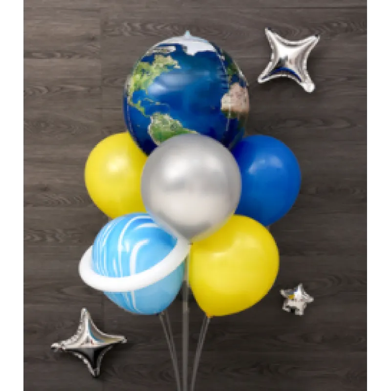 Black Starry Theme Decoration Balloons