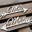 Mrs Arrow Signboard Creative Wedding Decoration