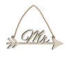 Mrs Arrow Signboard Creative Wedding Decoration